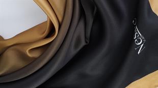 Nessce Degrade Hardal-Siyah Eşarp