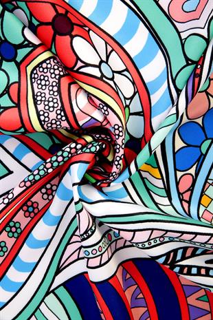 Nevina Twill Scarf Powder