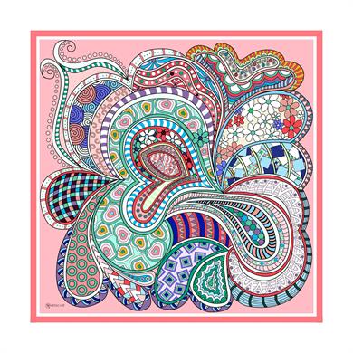 Nevina Twill Scarf Powder