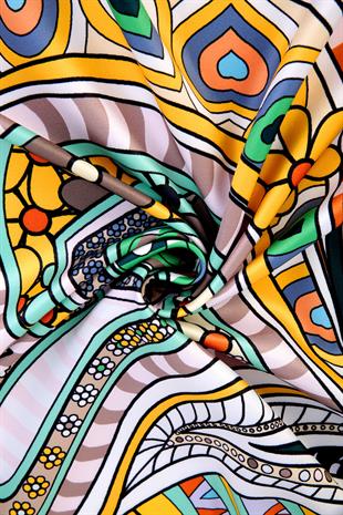 Nevina Twill Scarf Mink