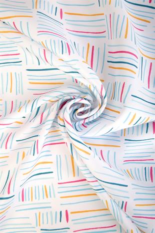 Nicci Twill Scarf Red