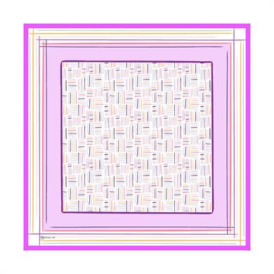 Nicci Twill Scarf Pink