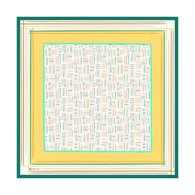 Nicci Twill Scarf Yellow