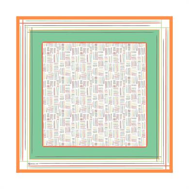 Nicci Twill Scarf Green