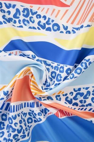 Nidale Twill Scarf Blue