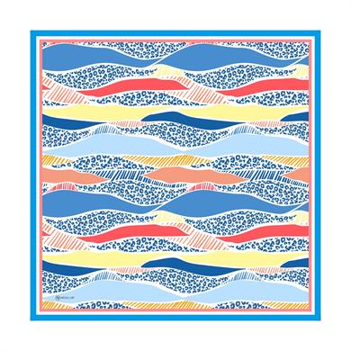 Nidale Twill Scarf Blue