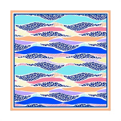 Nidale Twill Scarf Orange