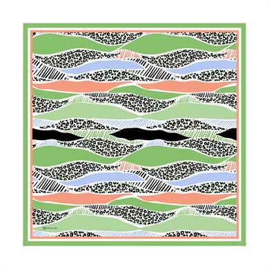 Nidale Twill Scarf Green