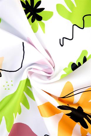 Olivia Twill Scarf Beyaz