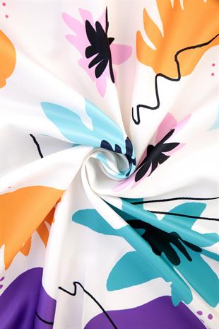 Olivia Twill Scarf Orange