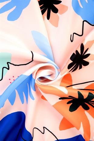 Olivia Twill Scarf Orange