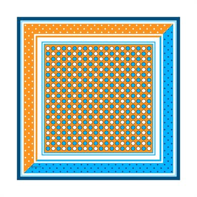 Oriana Twill Scarf Blue