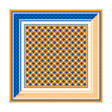 Oriana Twill Scarf Orange