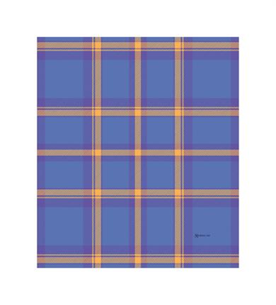 Çizgili Mor Saçaklı Paşmina Eşarp 109x125