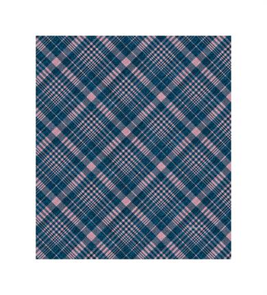 Kare Desenli Pembe Saçaklı Paşmina Eşarp 109x125