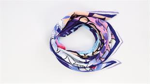 Planty Pilise Twill Eşarp Mor