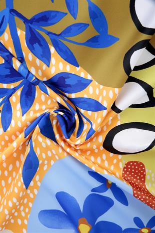 Planty Twill Scarf Indigo