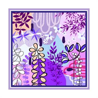 Planty Twill Scarf Lilac