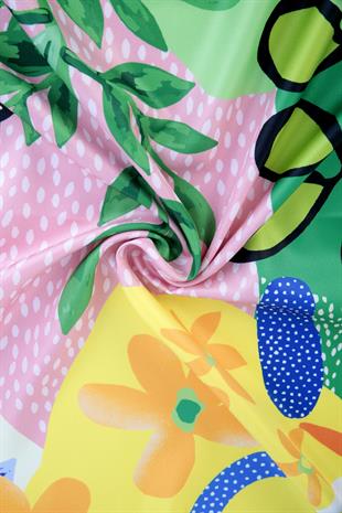 Planty Twill Scarf Green