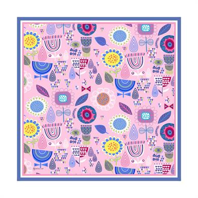 Polina Twill Scarf Pink