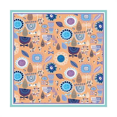 Polina Twill Scarf Orange