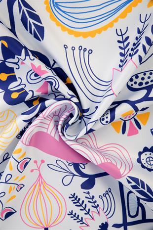 Revel Twill Scarf Blue