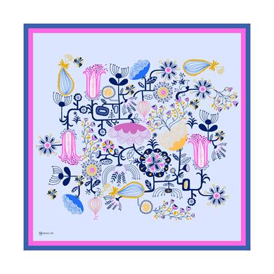 Revel Twill Scarf Blue