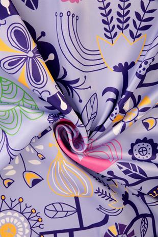 Revel Twill Scarf Purple