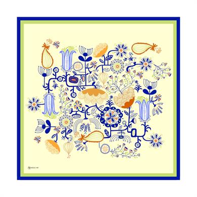 Revel Twill Scarf Yellow