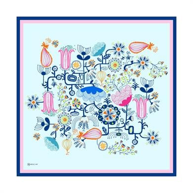 Revel Twill Scarf Turquiose