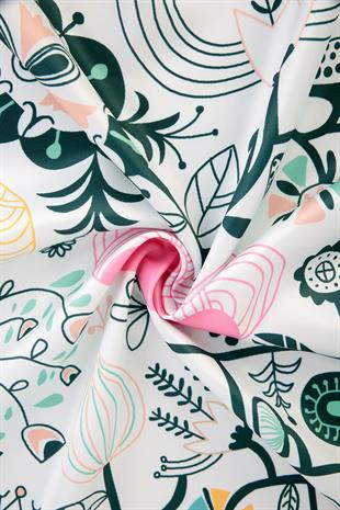 Revel Twill Scarf Green