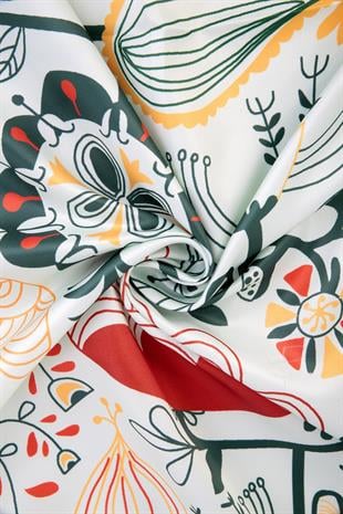 Revel Twill Scarf Green