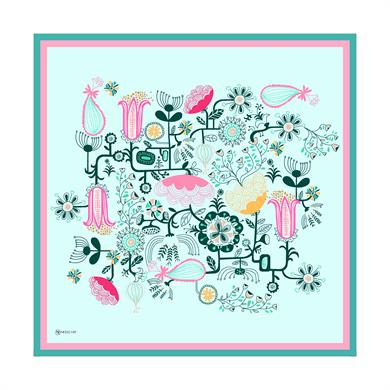 Revel Twill Scarf Green