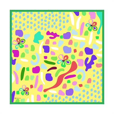 Rita Twill Scarf Yellow