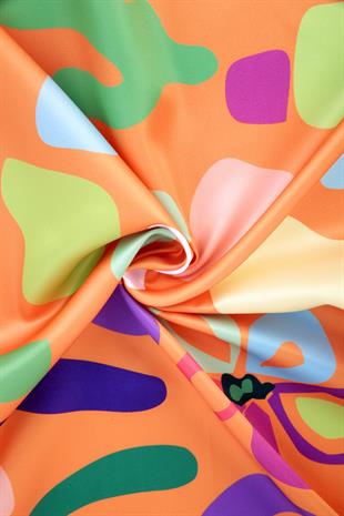 Rita Twill Scarf Orange