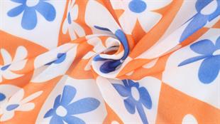 Tiana Koton Şal Turuncu