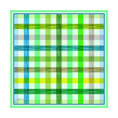 Tina Twill Scarf Green