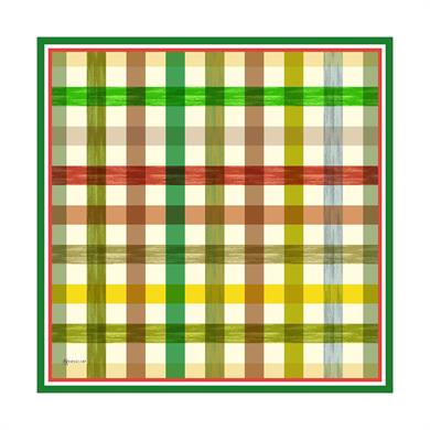 Tina Twill Scarf Green