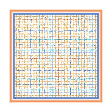 Tristia Twill Scarf Orange