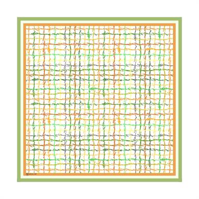 Tristia Twill Scarf Green