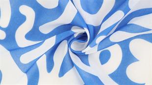 Uila Koton Şal Mavi