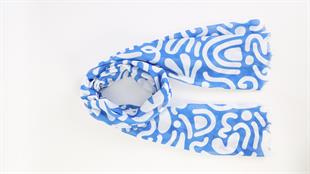 Uila Koton Şal Mavi