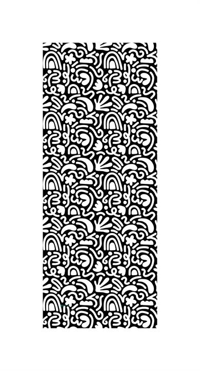 Uila Koton Şal Siyah