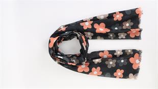 Uila Koton Şal Siyah