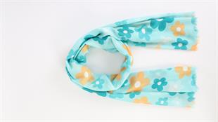 Uila Koton Şal Turkuaz