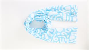 Uila Koton Şal Turkuaz