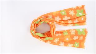 Uila Koton Şal Turuncu