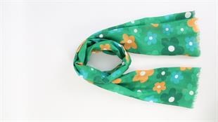 Uila Koton Şal Yeşil