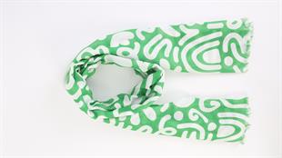 Uila Koton Şal Yeşil