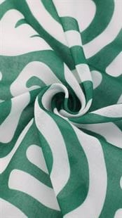 Uila Koton Şal Yeşil